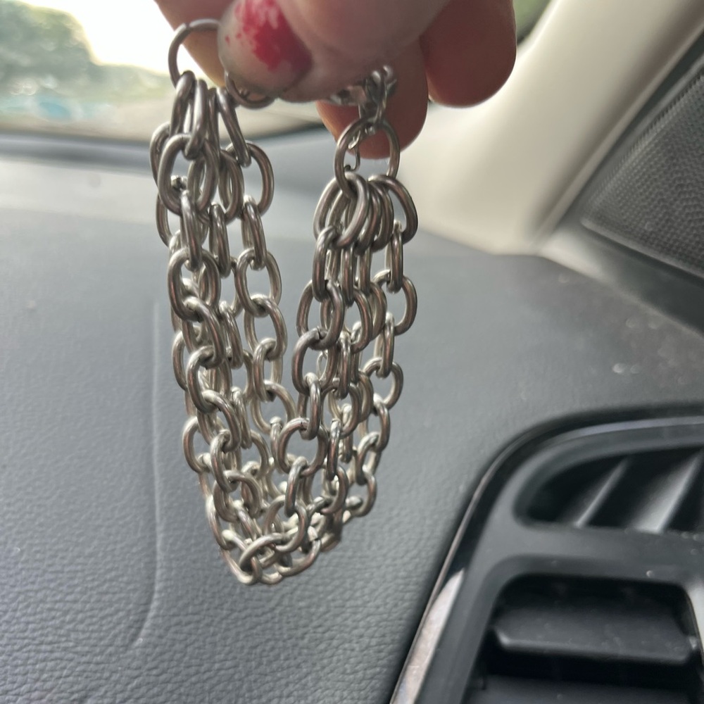 Chunky Silver Chain Bracelet